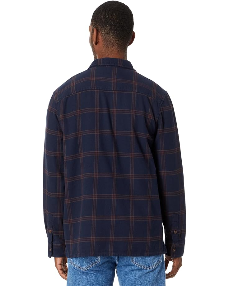 Рубашка Madewell Sunday Flannel Easy Long-Sleeve Shirt, цвет Deep Indigo