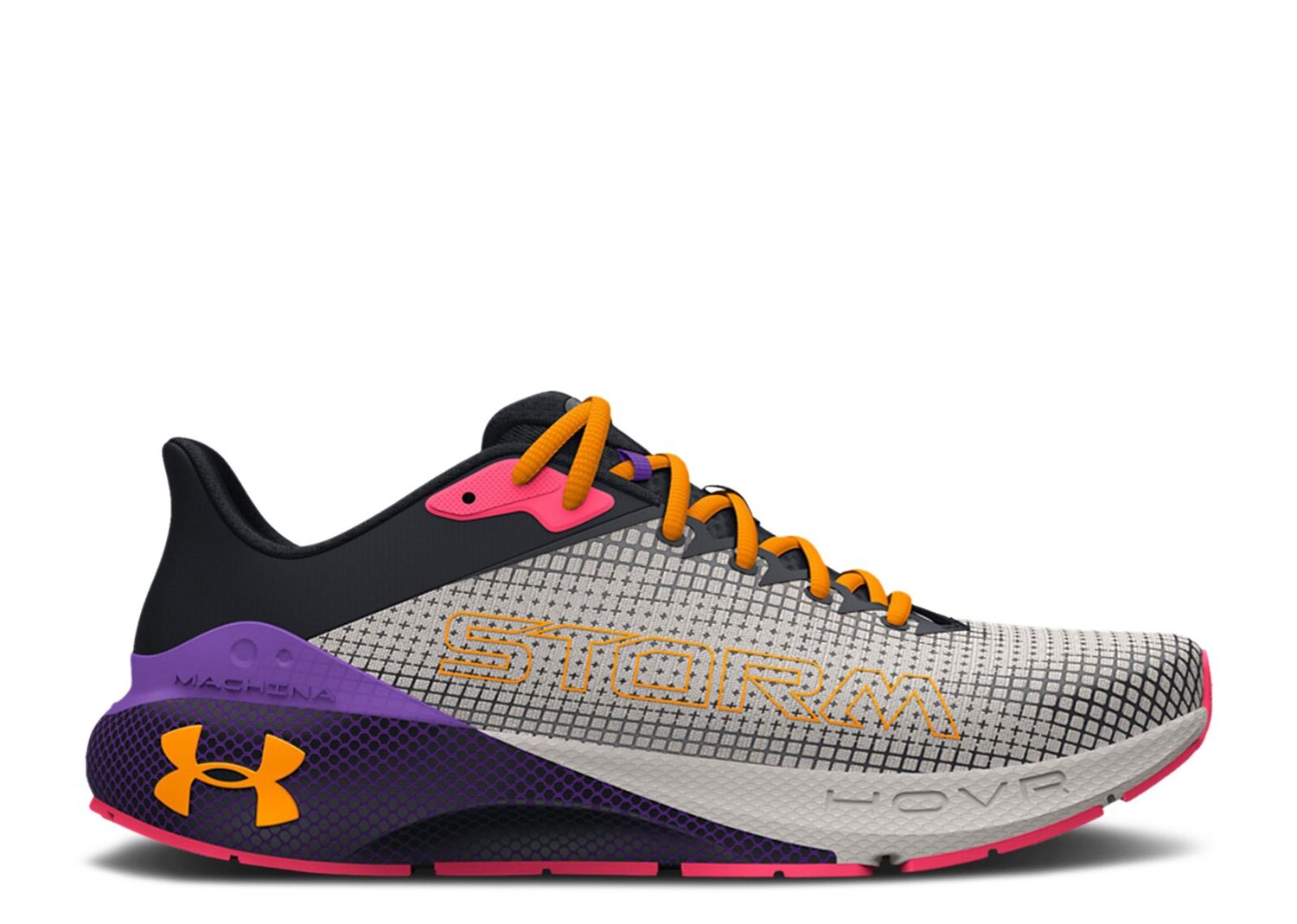 

Кроссовки Under Armour Wmns Hovr Machina 'Storm - White Clay Formula Orange', кремовый, Бежевый