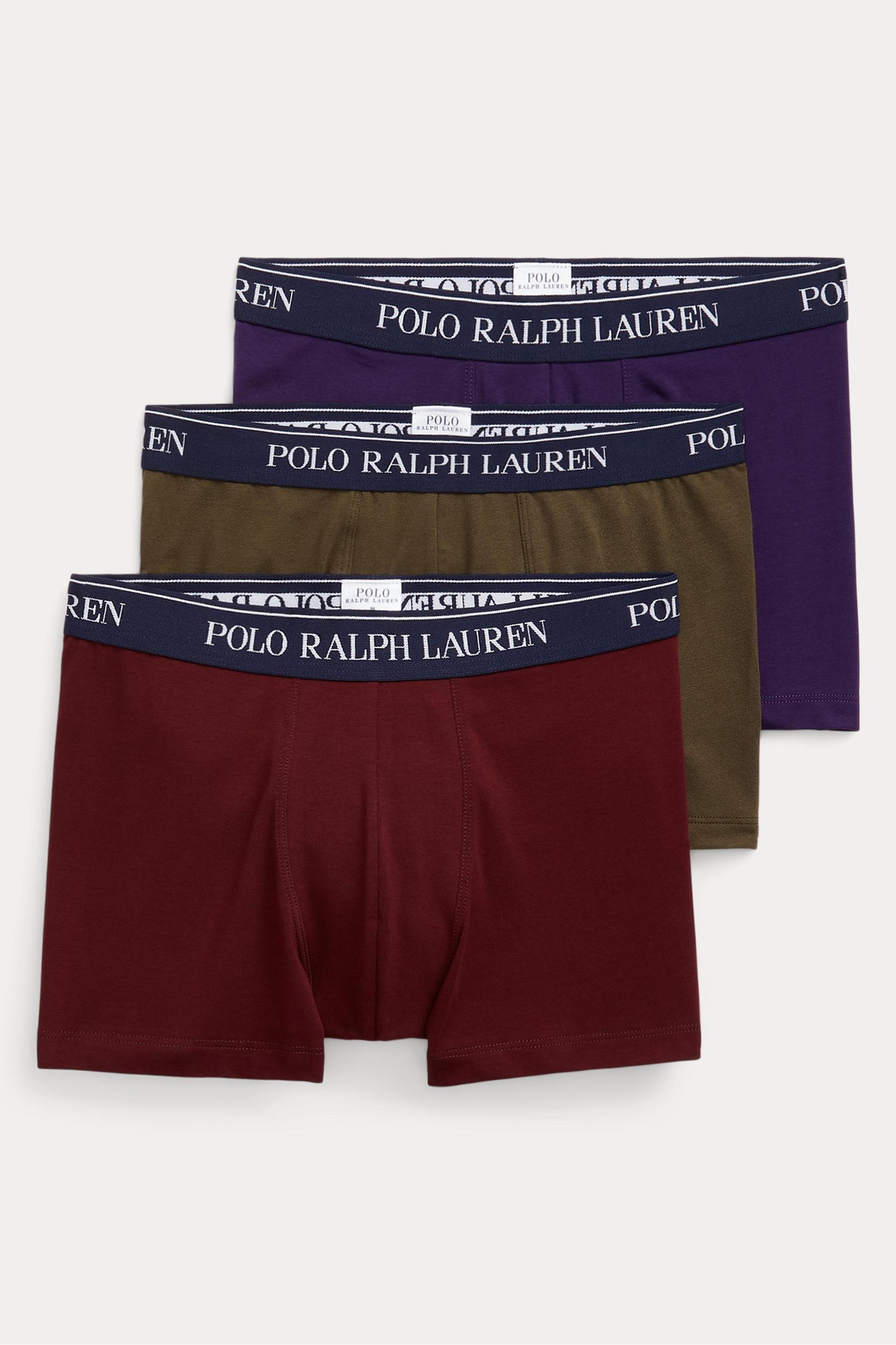 

Комплект из 3 пар боксеров Classic из хлопка стрейч Polo Ralph Lauren, зеленый