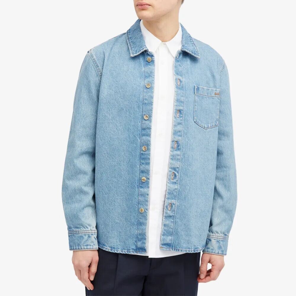 

A.P.C. Джинсовая рубашка vittorio, синий