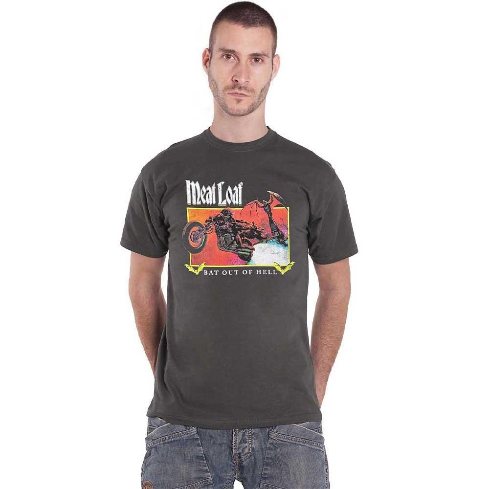 Прямоугольная футболка Bat Out Of Hell Meatloaf, серый