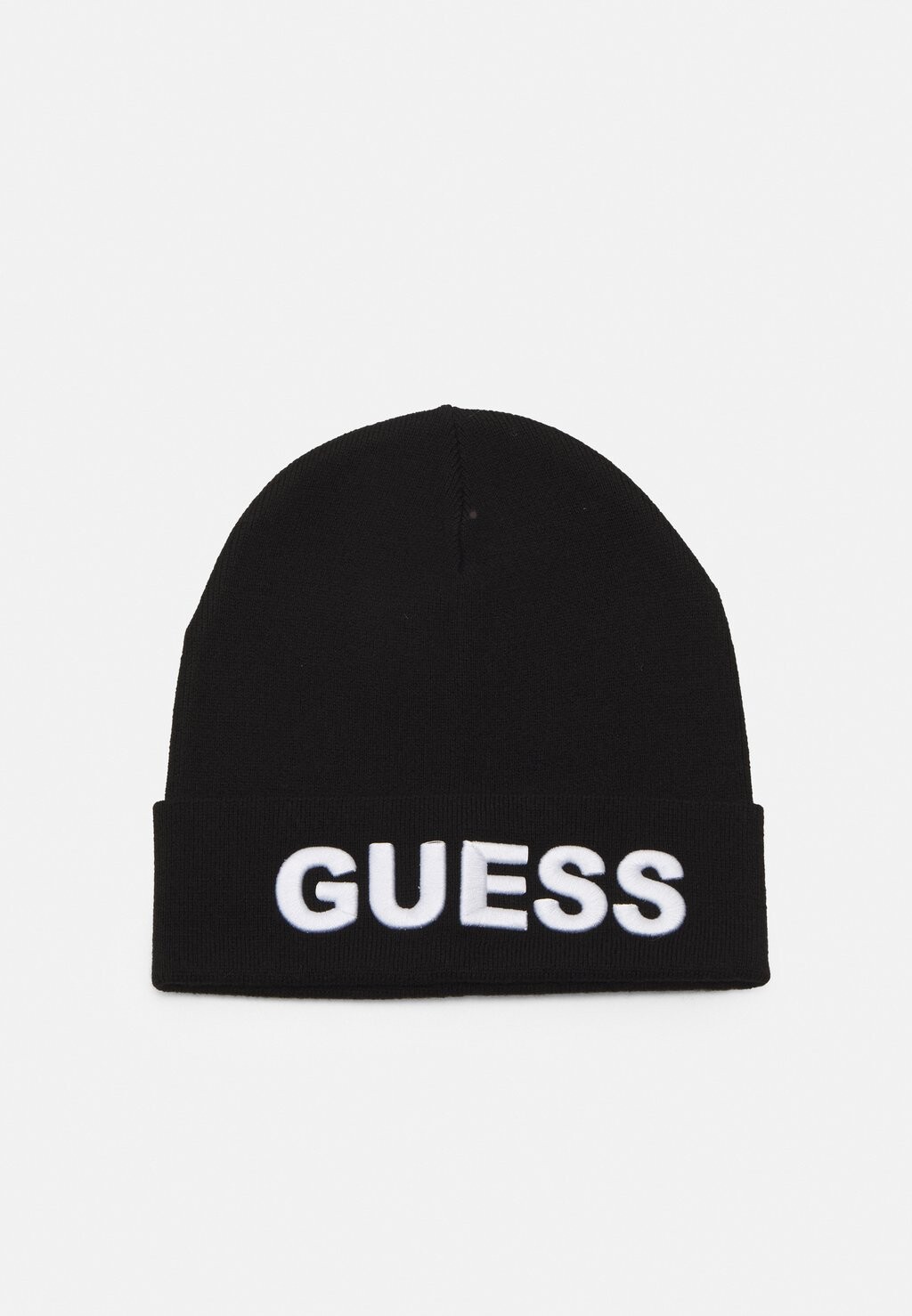 

Шапка MAXI LOGO BEANIE UNISEX Guess, черный/белый