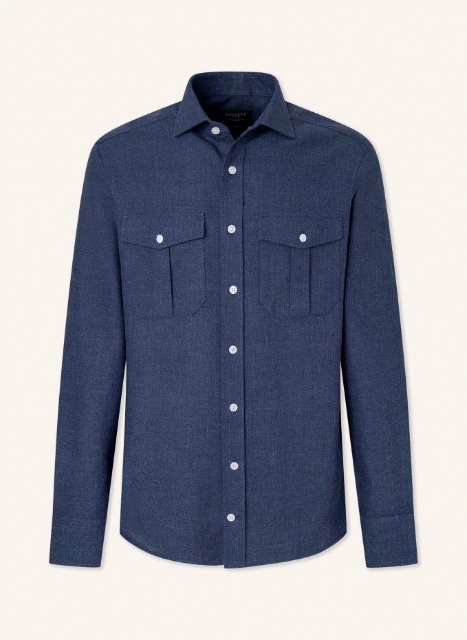 

Повседневная рубашка cargo shirt Hackett London, синий