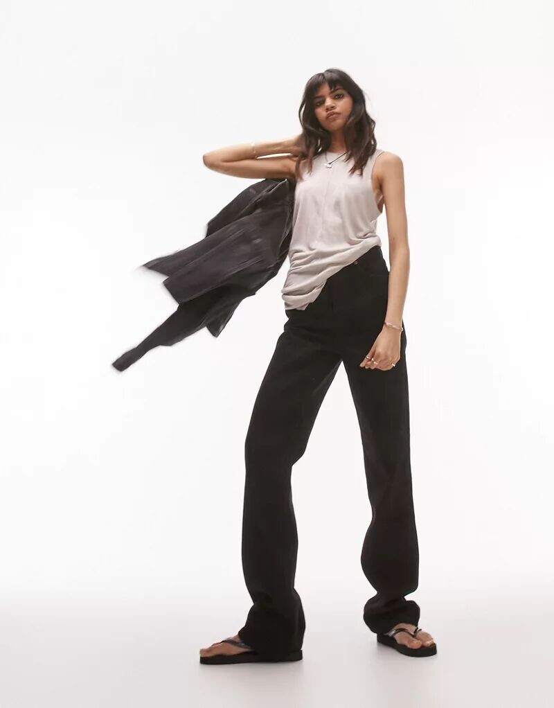 

Черные джинсы Topshop Kort