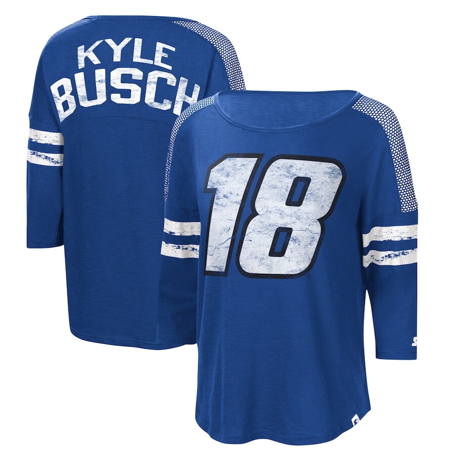 

Футболка с длинным рукавом Starter Kyle Busch, роял