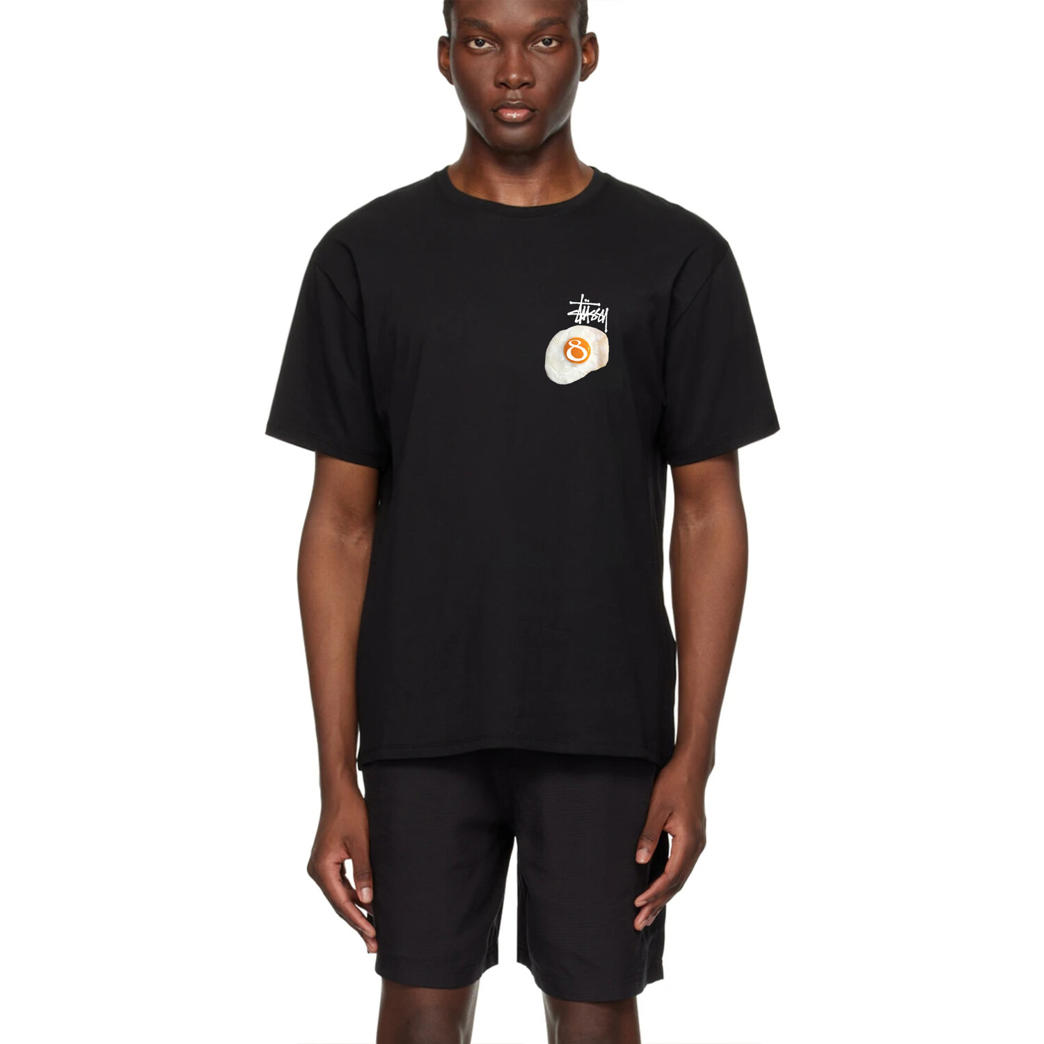 

Футболка унисекс черная Stussy, черный