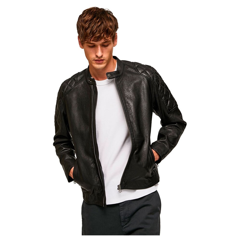 

Куртка Pepe Jeans Cooper Leather, черный