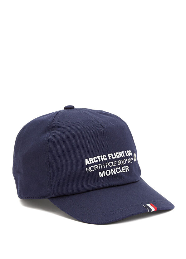 

Шапка для мальчика с логотипом Moncler, синий