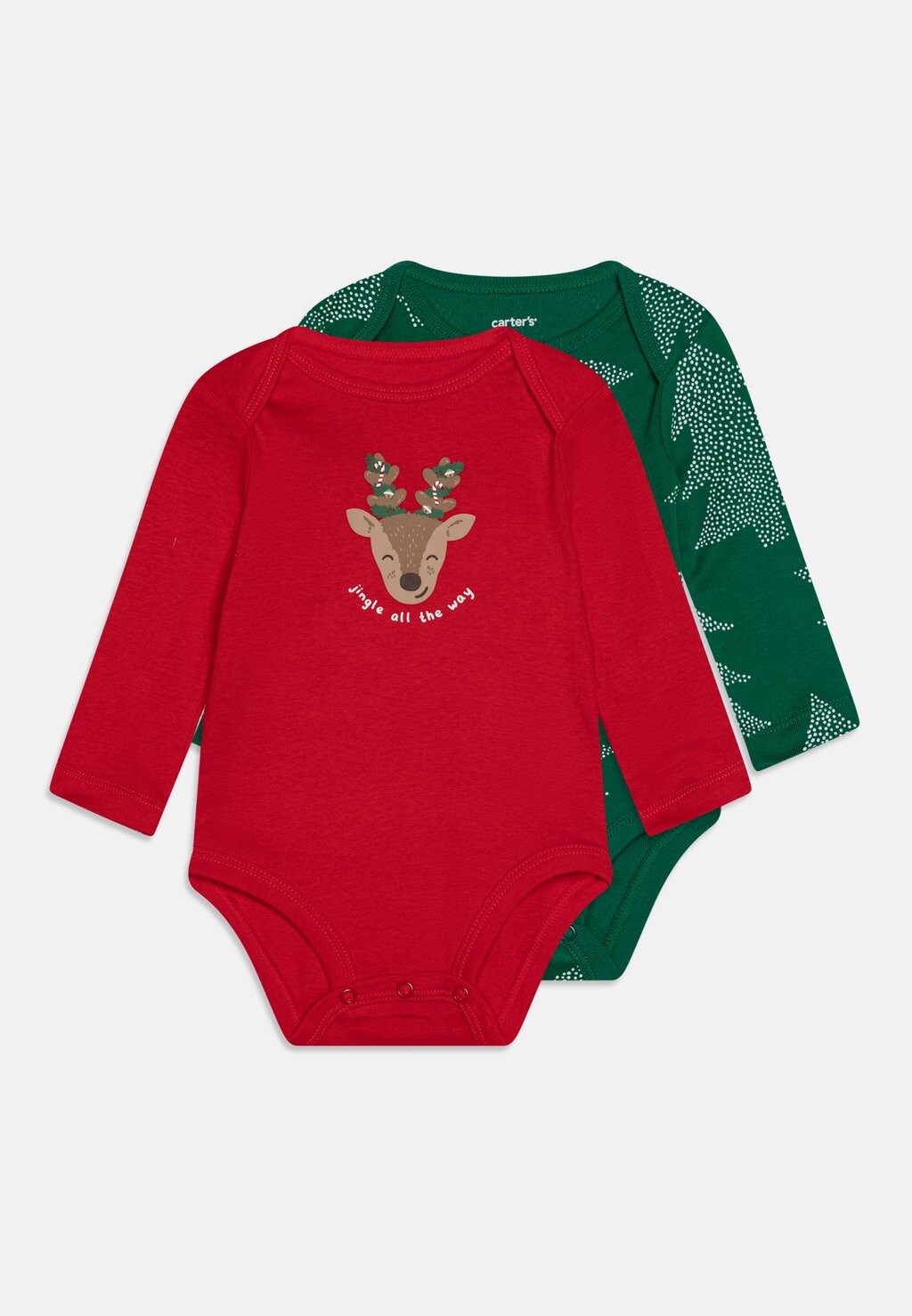 

Боди UNISEX 2 PACK Carter's, цвет red/green