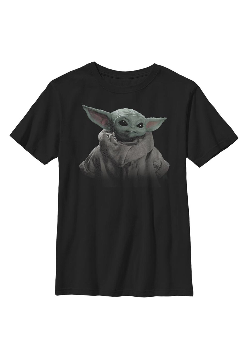 

Футболка с принтом Star Wars: The Mandalorian Child Fade Star Wars, черный