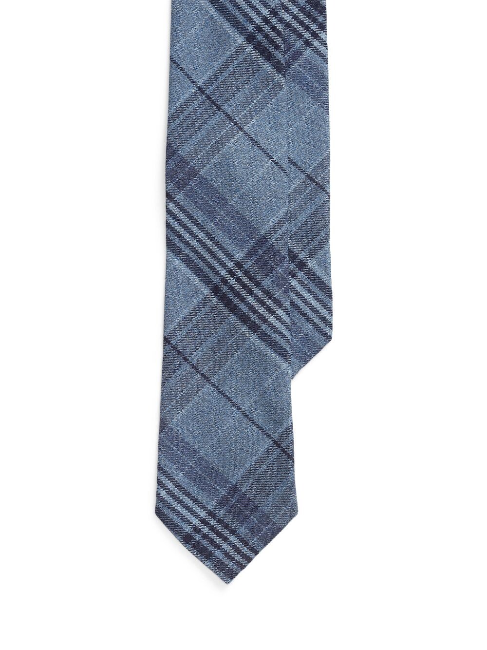 

Шелковый галстук в клетку Ralph Lauren Purple Label, синий