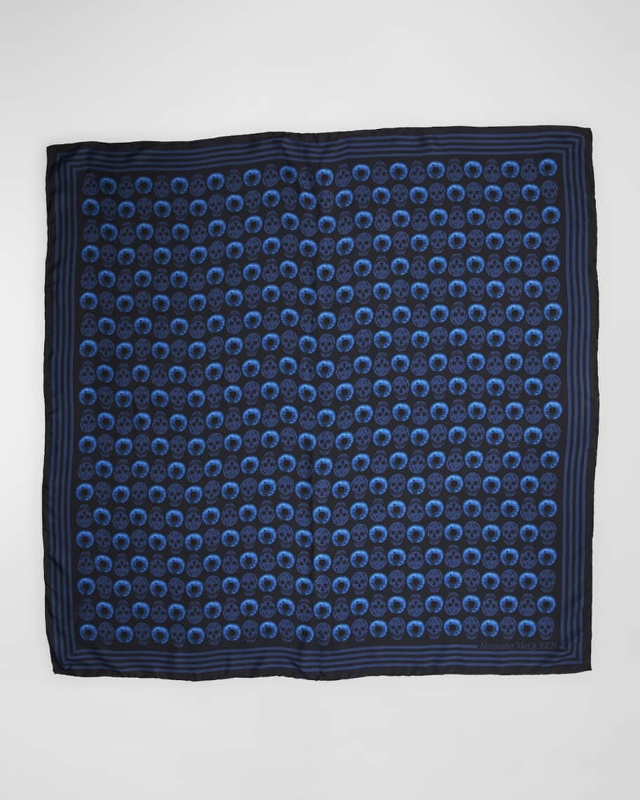 

Шелковый квадратный шарф Polka Iris Biker Alexander McQueen