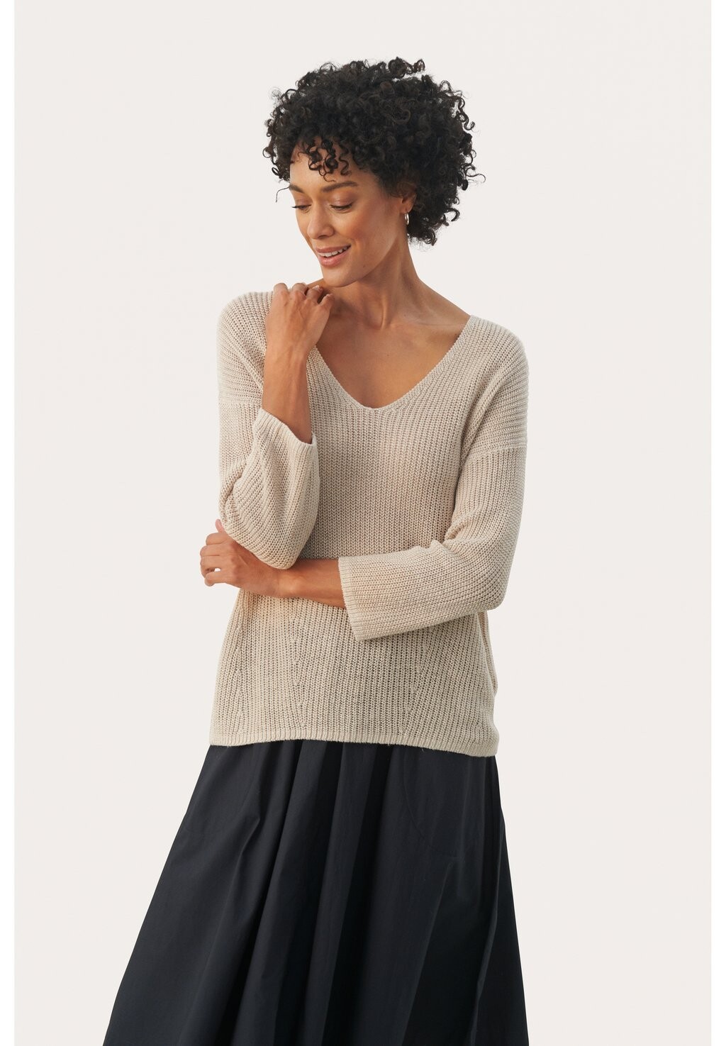 

Свитер вязаный ETRONA Part Two, цвет natural linen