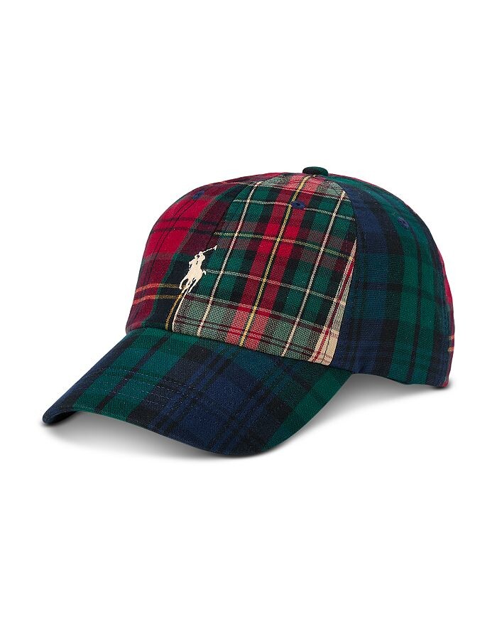 

Кепка с логотипом в клетку Polo Ralph Lauren, мультиколор