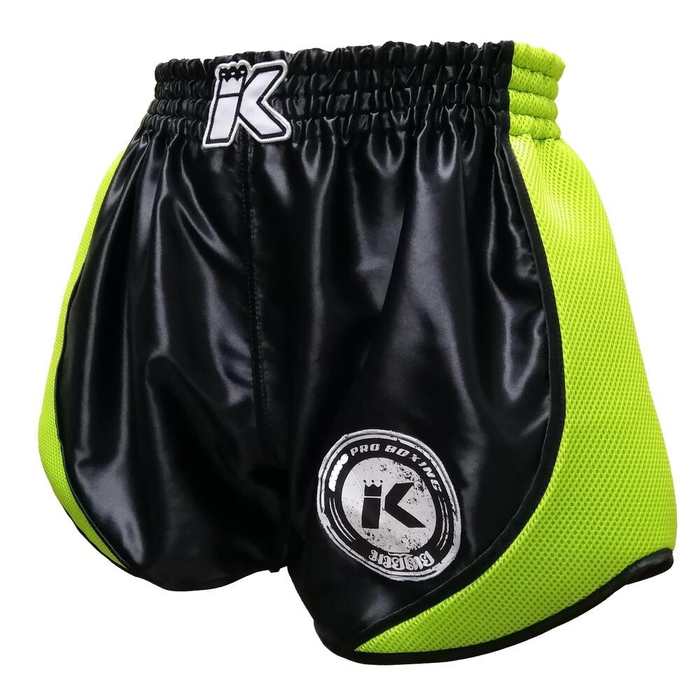 

Шорты King Pro Boxing в сетку, черный / зеленый