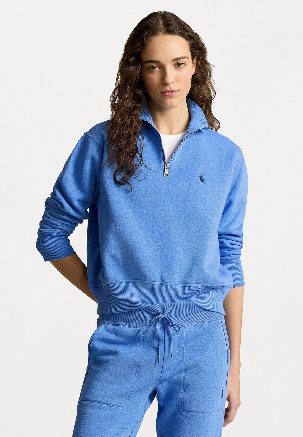 

Толстовка HALF ZIP LONG SLEEVE Polo Ralph Lauren, цвет riviera blue