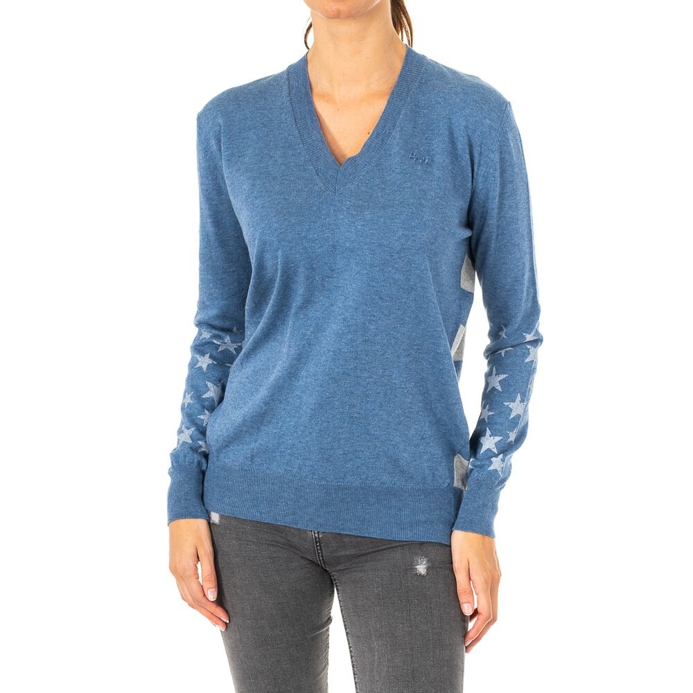 

Пуловер La Martina Long Sleeve, синий