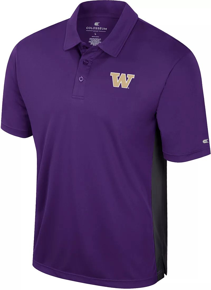 Colosseum Мужская футболка-поло Washington Huskies фиолетового цвета мужская летняя футболка темно фиолетового цвета размеры s 2xl