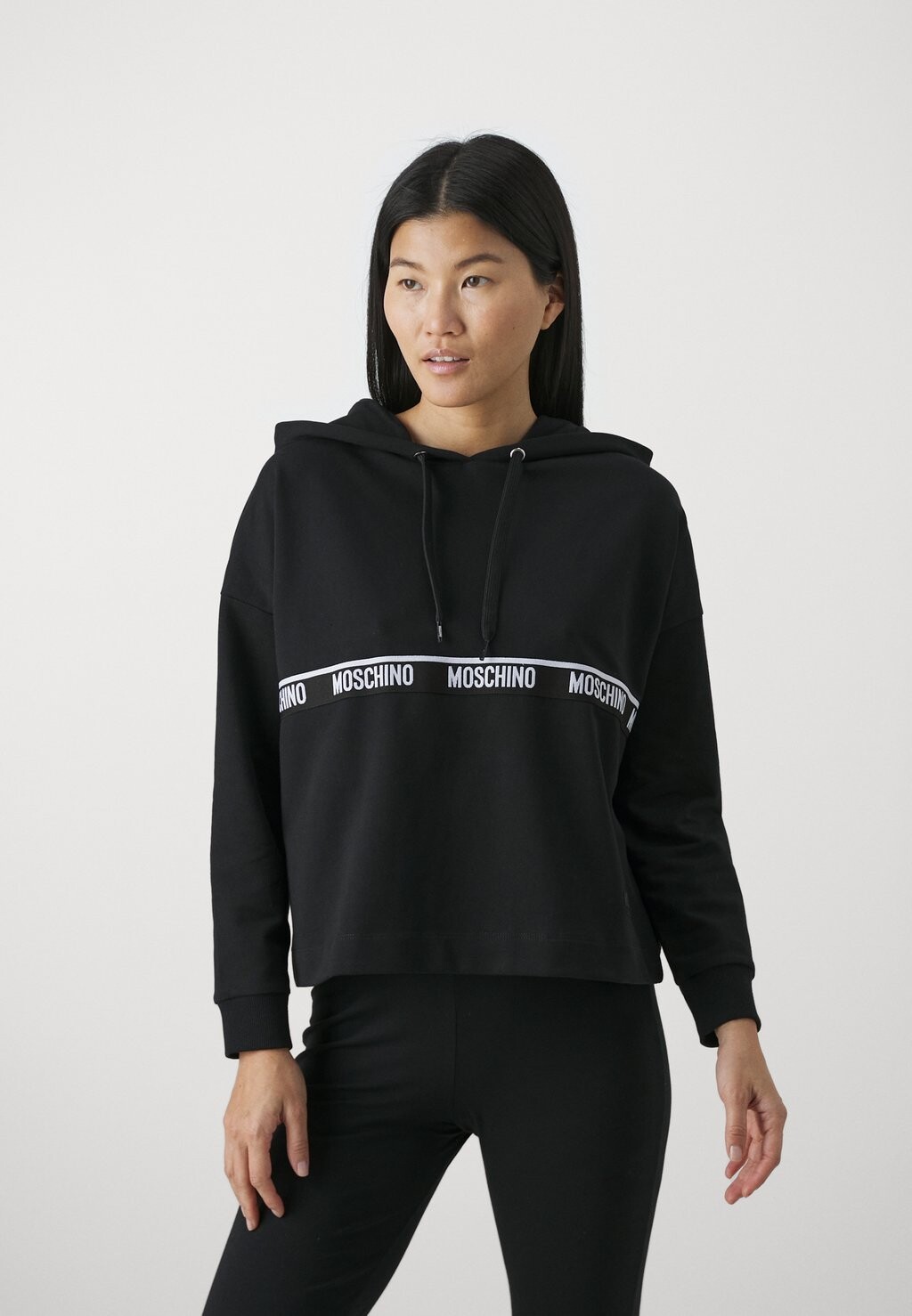 

Пижамный топ HOODIE Moschino Underwear, черный