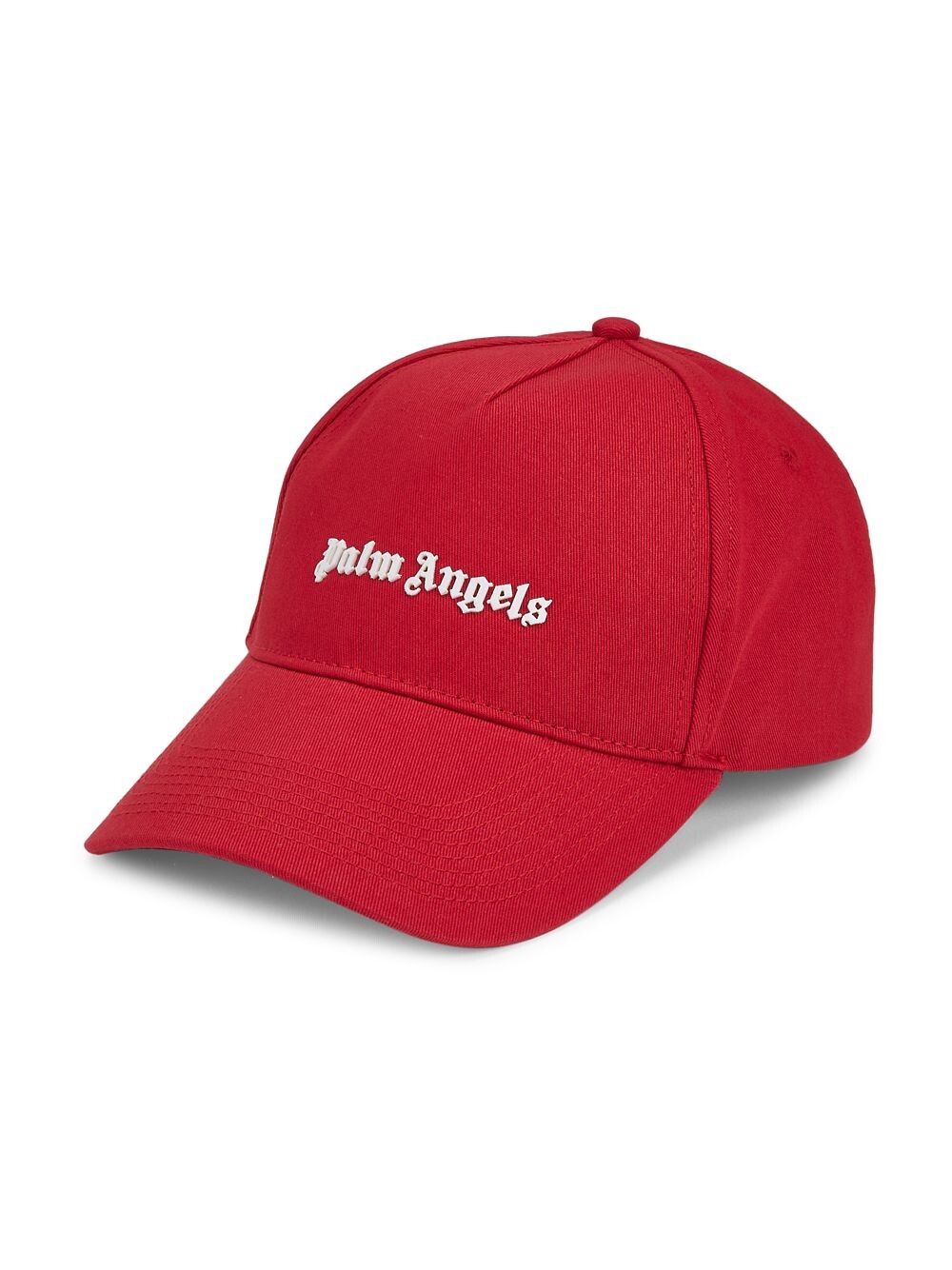 

Хлопковая кепка с логотипом Palm Angels, красный