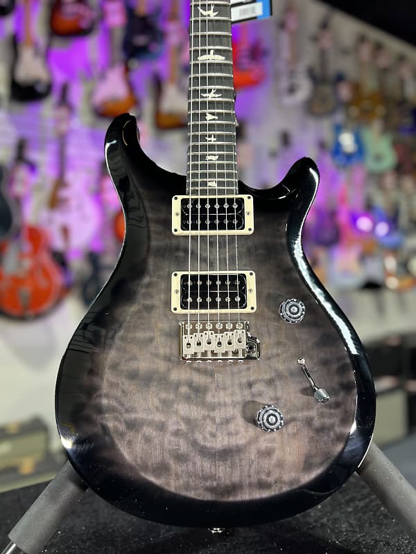 

Электрогитара PRS S2 Custom 24 Quilt Top w/ Ebony Board, Faded Grey Black Burst,