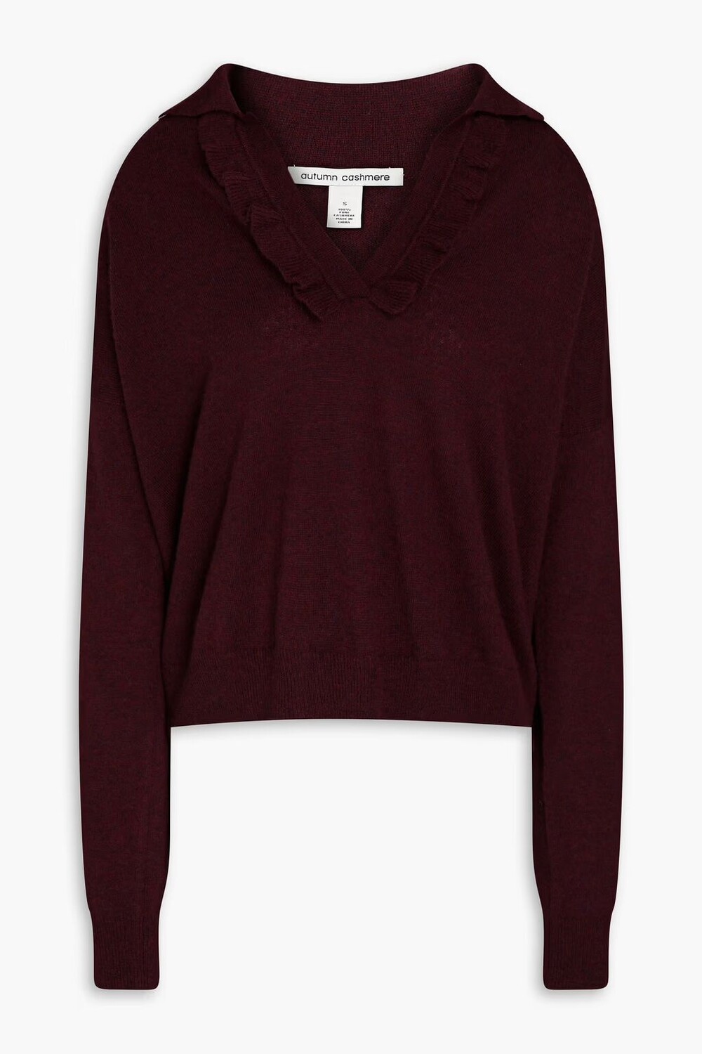 

Кашемировый свитер Jonny Autumn Cashmere, бургундия