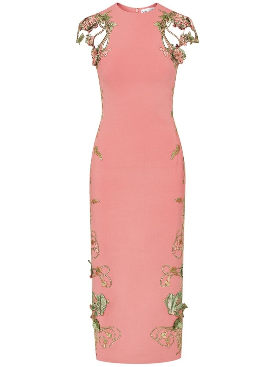 

Oscar de la Renta платье Art Nouveau, розовый