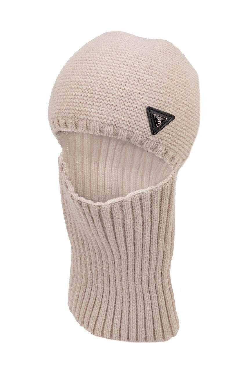 

Балаклава Jamiks balaclava in misto lana DOROTHEE, бежевый
