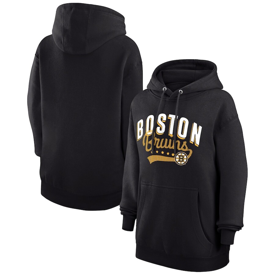 

Пуловер с капюшоном G-III 4Her by Carl Banks Boston Bruins, черный