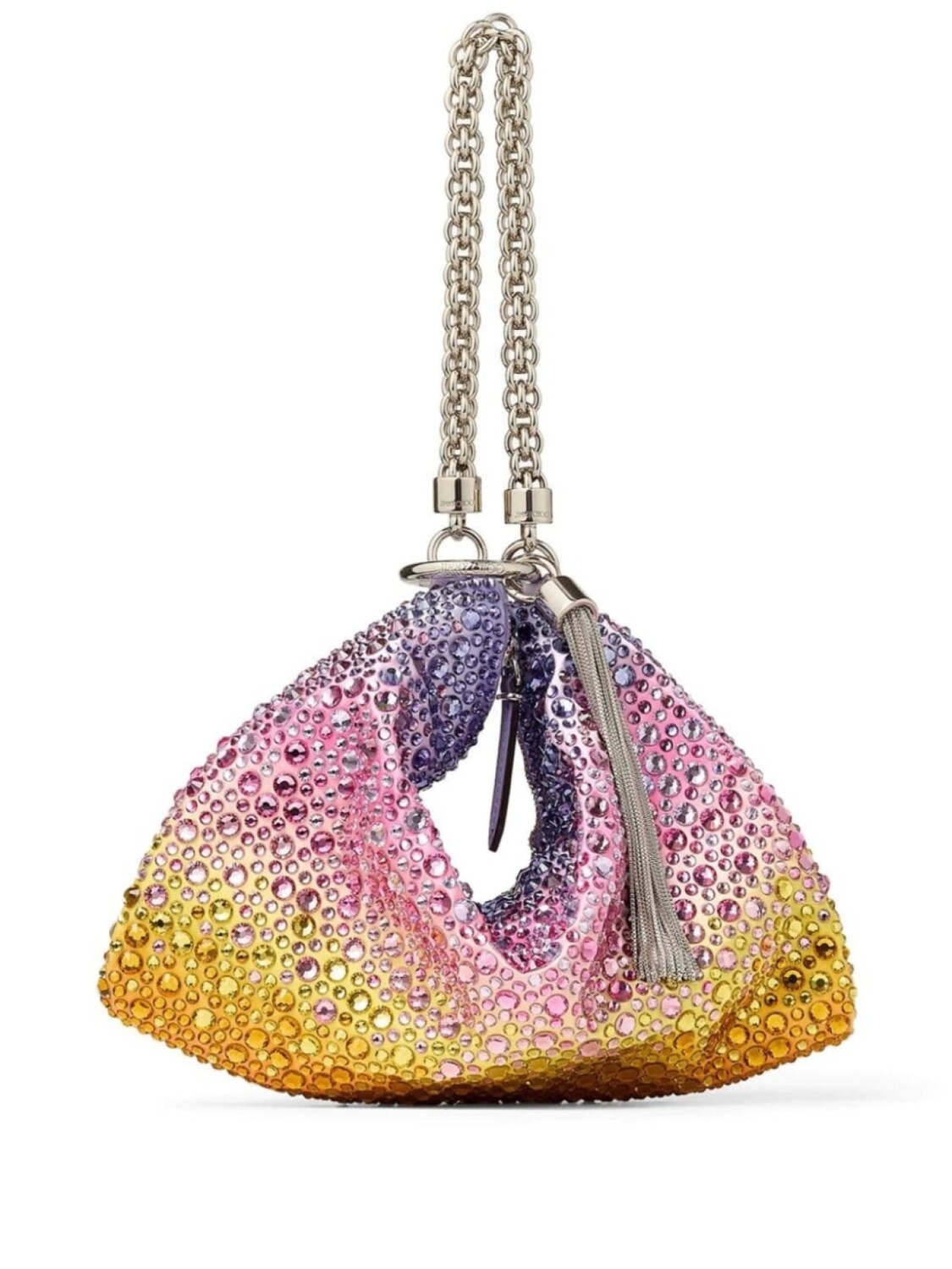

Jimmy Choo сумка-клатч Callie, украшенная кристаллами, розовый
