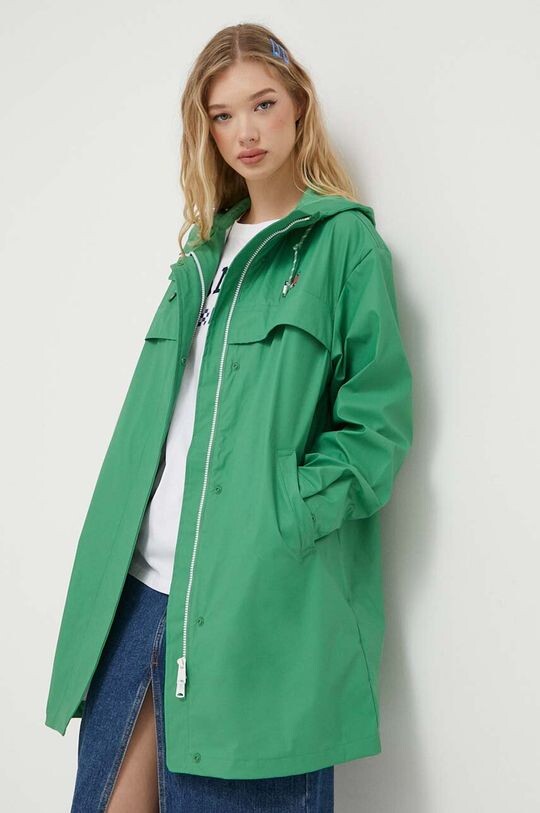 

Дождевик Tommy Jeans, зеленый