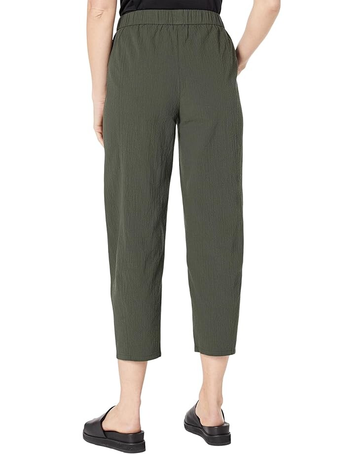 

Брюки Eileen Fisher Petite Lantern Ankle Pants, цвет Seaweed