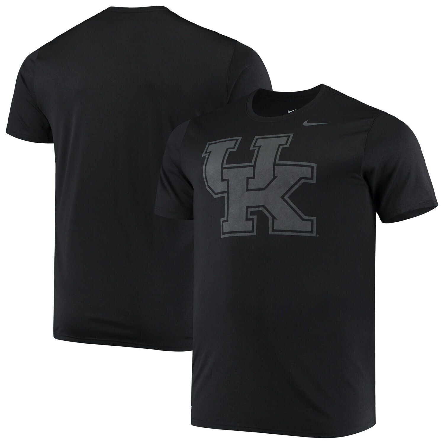 

Мужская черная футболка в тон с изображением Kentucky Wildcats Big & Tall Legend Performance Nike, Черный