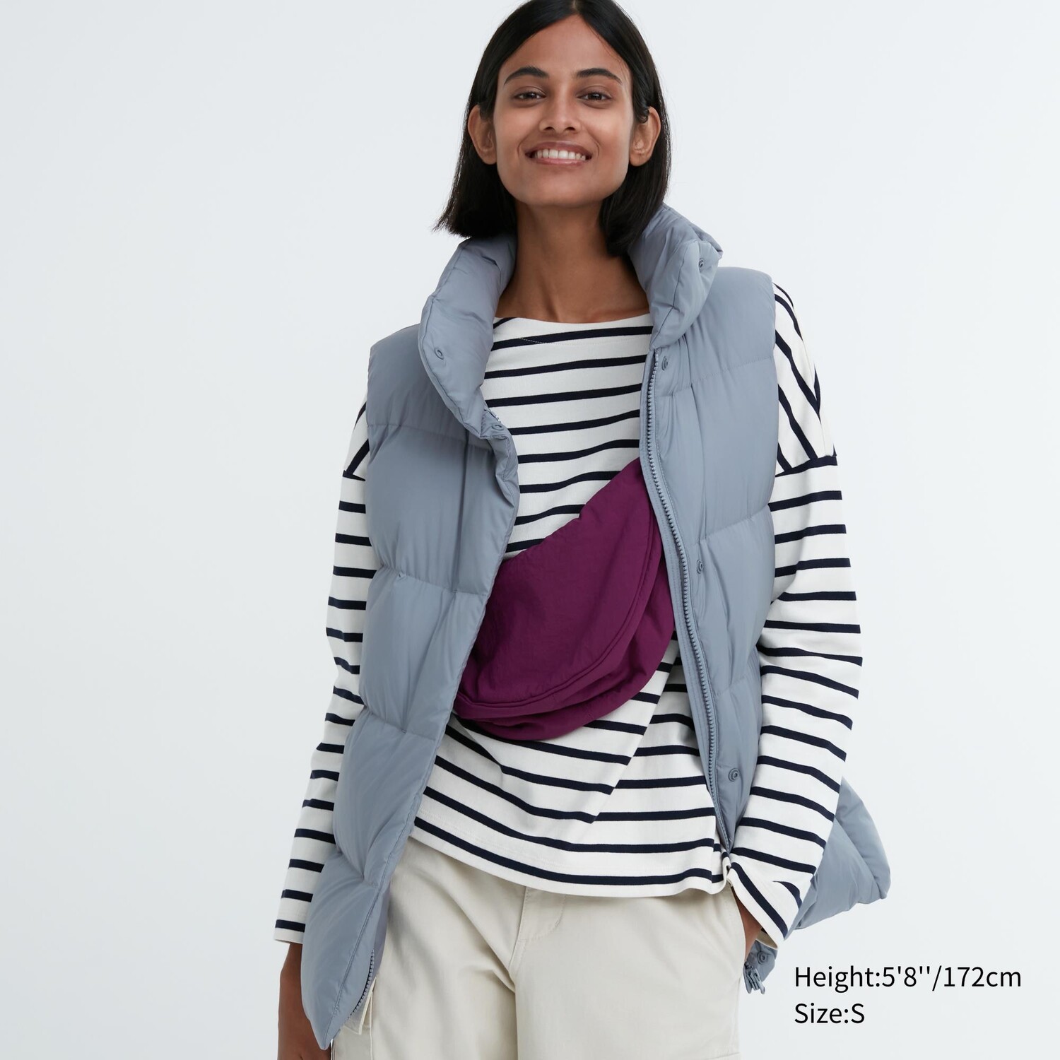 

Пуховый жилет Soft Soft (NANODESIGN) Uniqlo, синий