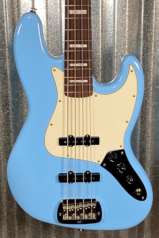 Басс гитара G&L USA JB 4 String Bass Himalayan Blue & Case #7113