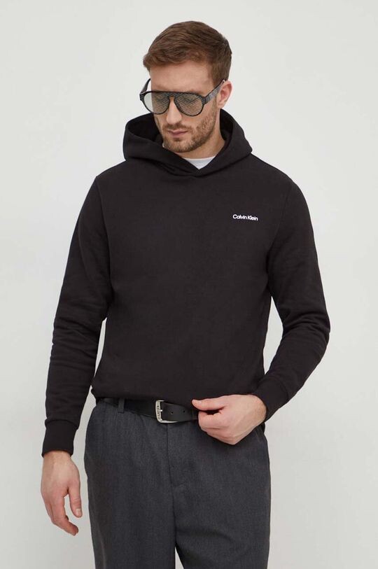 

Хлопковая толстовка Calvin Klein, черный
