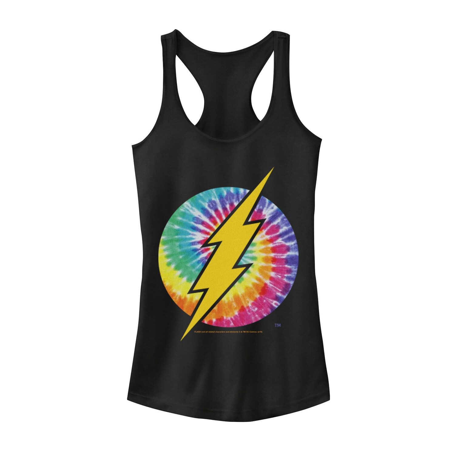 

Майка с логотипом DC Comics Flash Tie Dye для юниоров Licensed Character