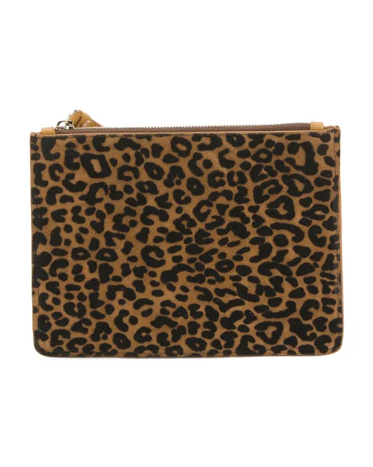 

Маленькая кожаная сумка Made In Italy на молнии Martina Mori, цвет Leopard