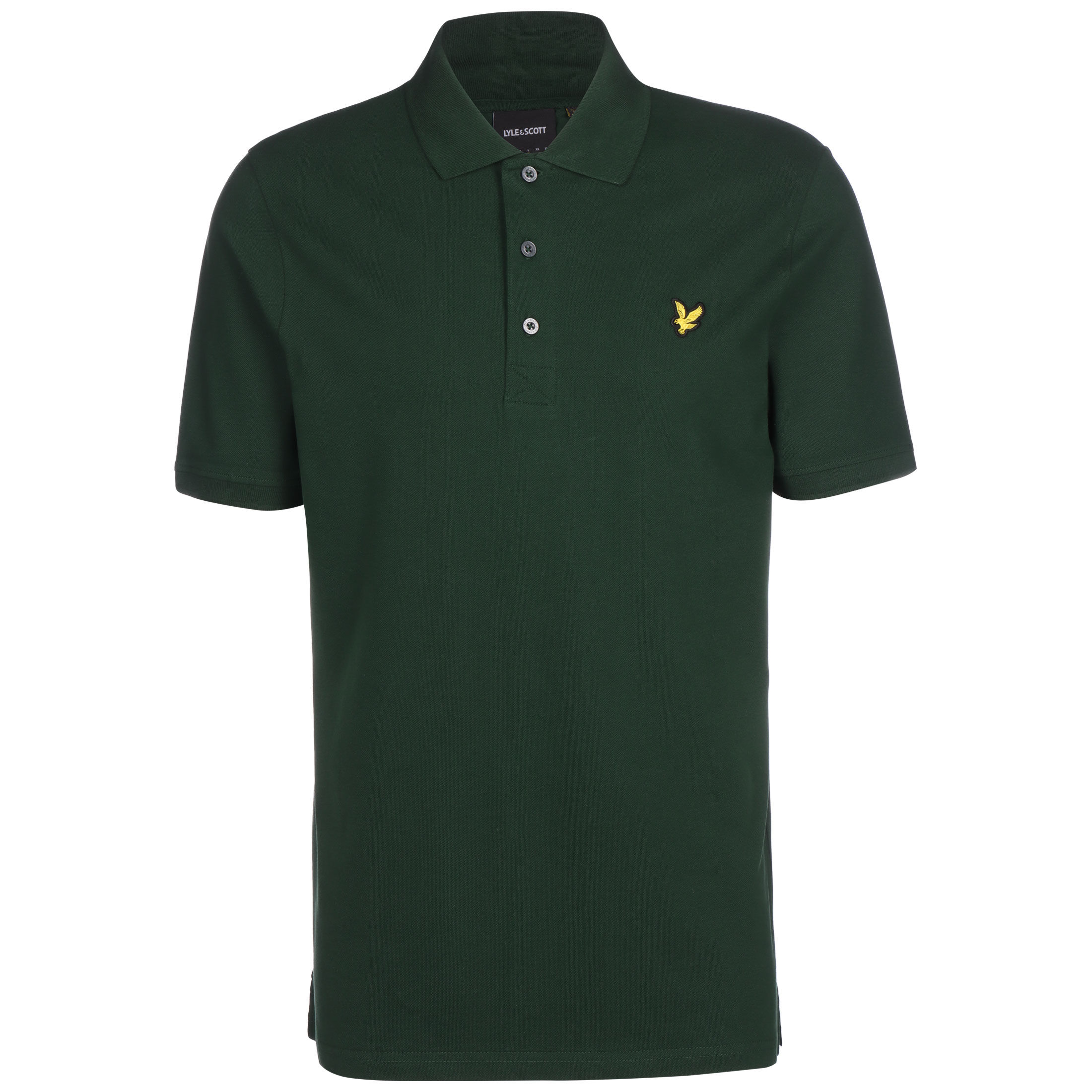 

Поло Lyle & Scott Plain, цвет dunkelgrün/gelb