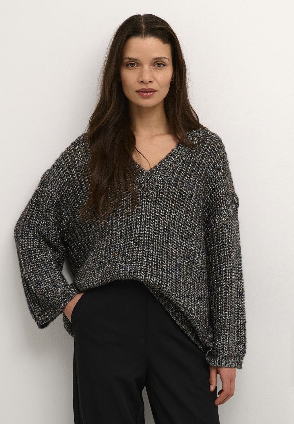 Свитер Henriette Kaffe, цвет metalic multicolor knit