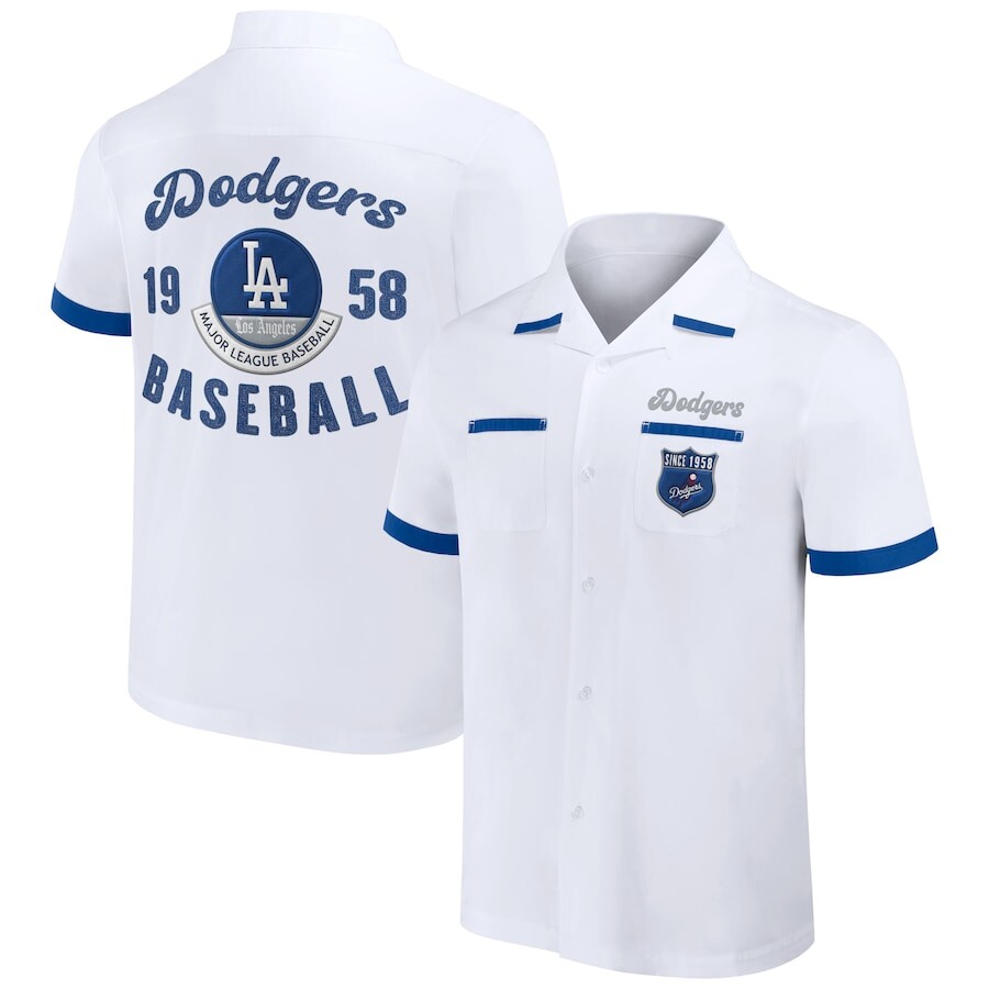 

Рубашка Darius Rucker Collection by Fanatics Los Angeles Dodgers, белый