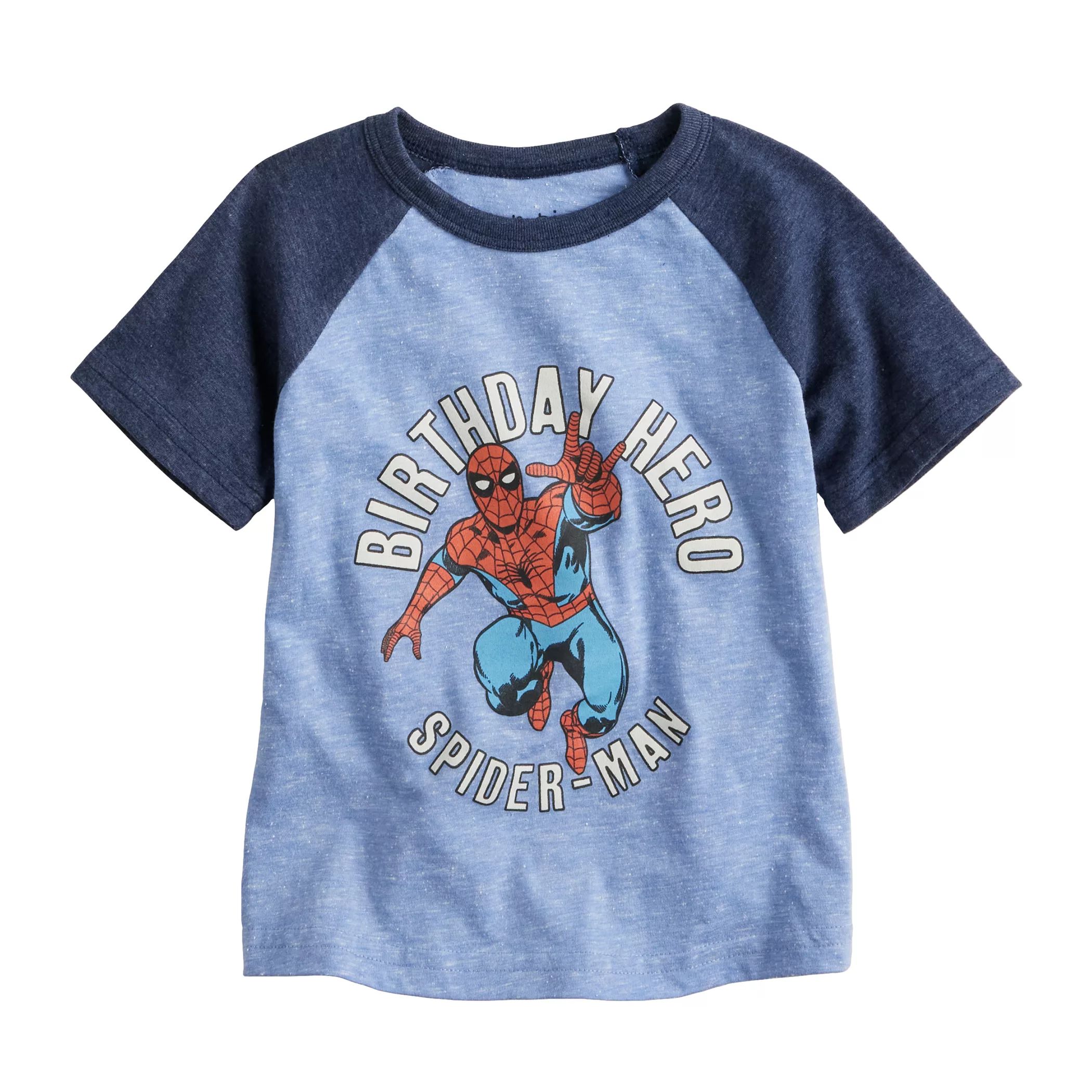 

Футболка Jumping Beans Marvel Spider-Man «Birthday Hero» для маленьких мальчиков и девочек реглан Jumping Beans