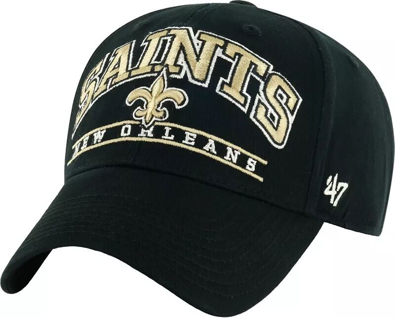 

Мужская черная регулируемая кепка New Orleans Saints Fletcher MVP '47 New Orleans Saints