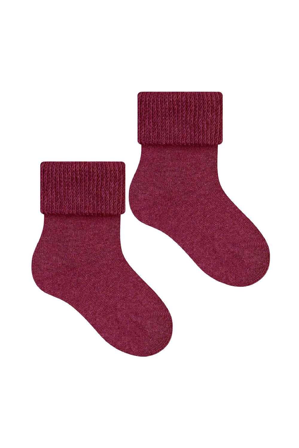 Простые милые мягкие хлопковые носки до середины икры Steven, красный keababies детские силиконовые нагрудники сладкая вата 2 шт в упаковке