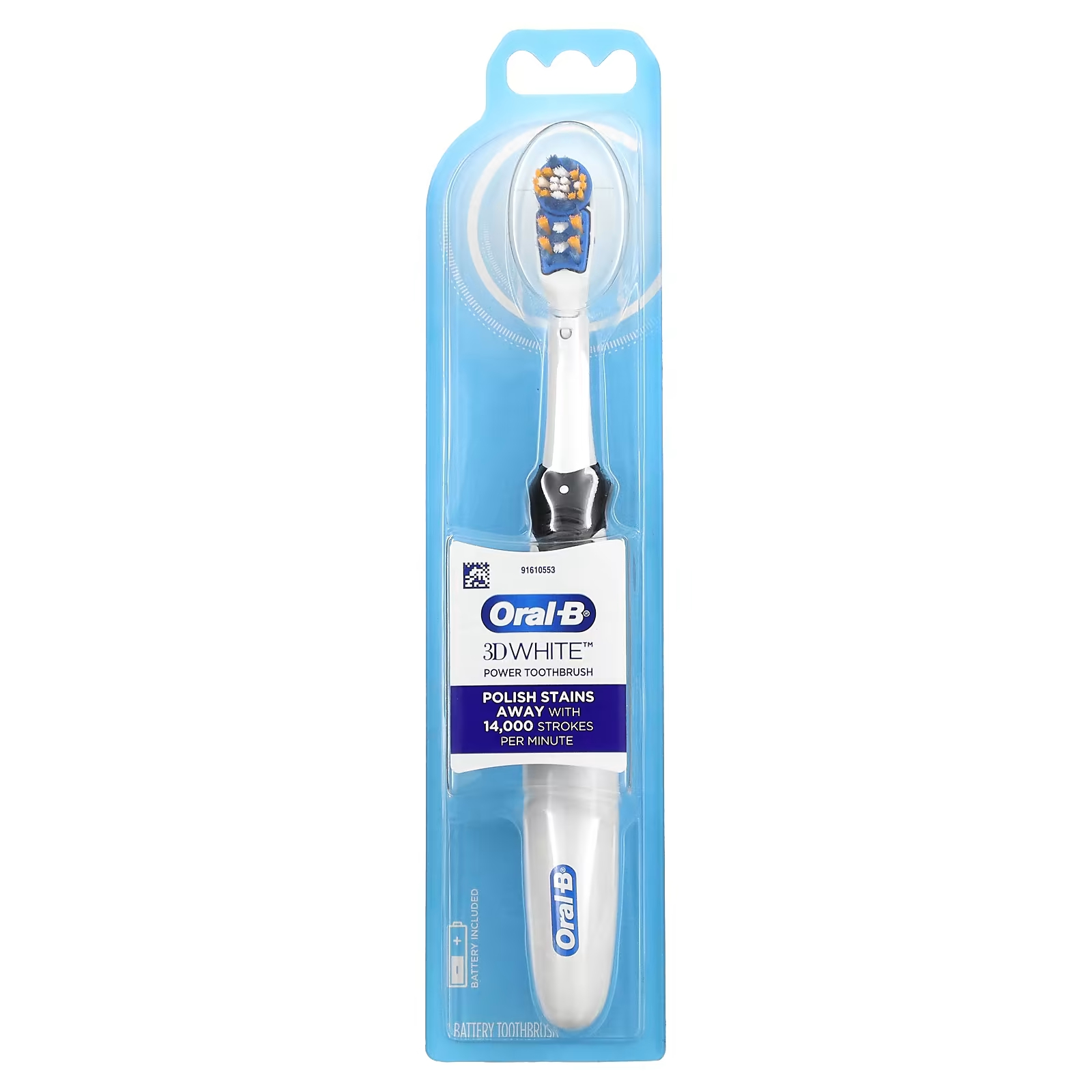 Зубная щетка Oral-B 3D White с питанием от аккумулятора 1 Зубная щетка