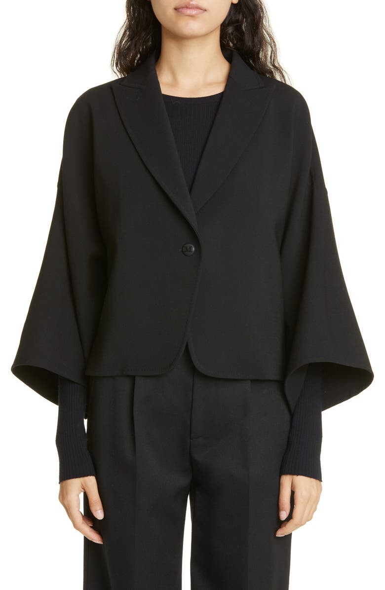 

Свободный блейзер Tornino MAX MARA, черный