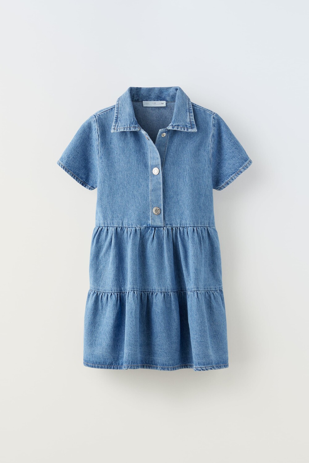 

Платье из джинсовой вставки Zara, синий
