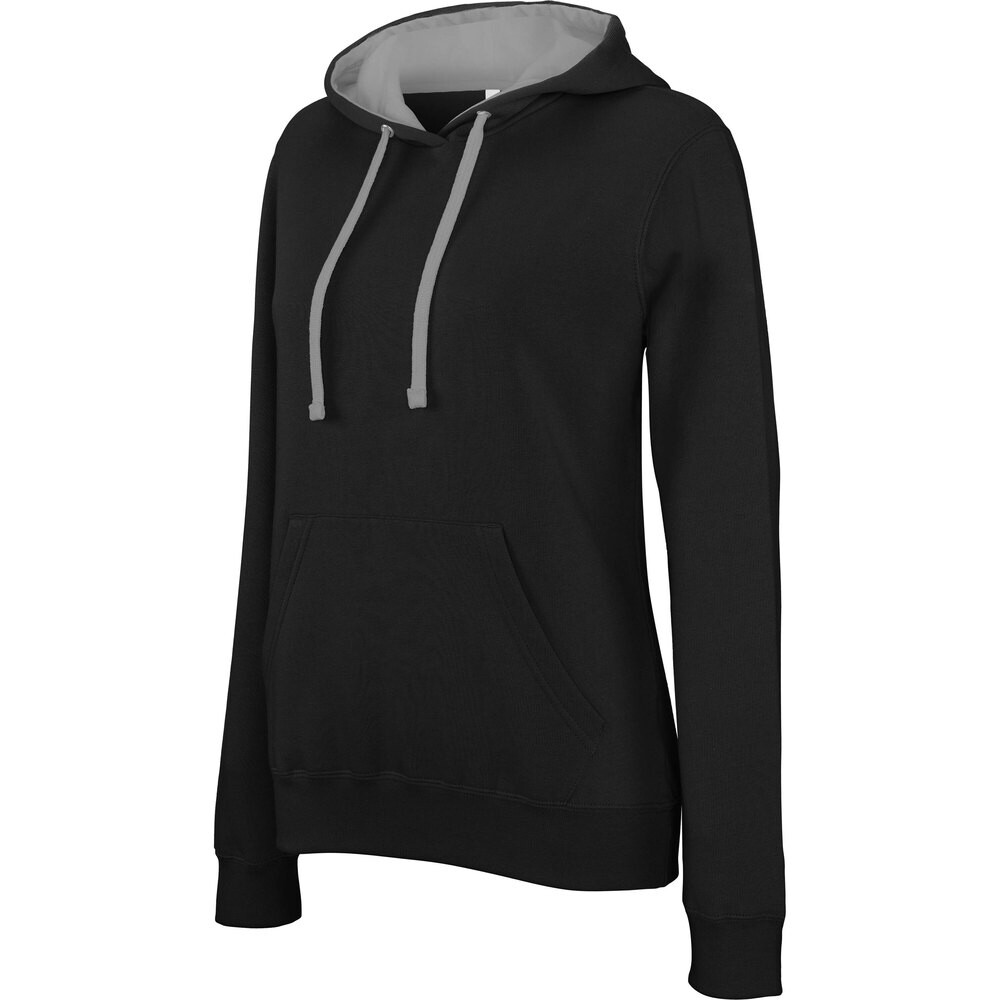 

Толстовка Kariban Contrastée Hooded, черный