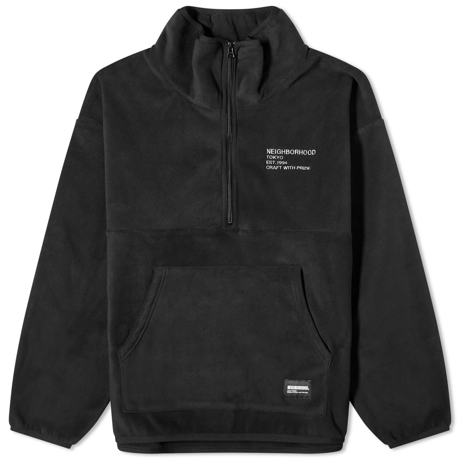 

Свитер Neighborhood Fleece Half Zip Crew, черный
