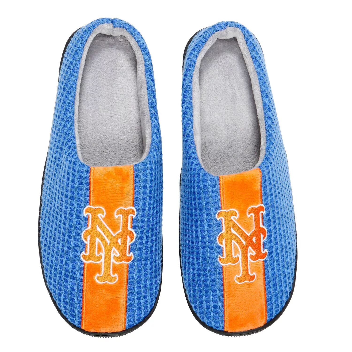 

Мужские шлепанцы из пены с эффектом памяти FOCO Royal New York Mets Team Stripe